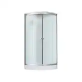Набор Lidz душевой бокс Tani SB80x80.SAT.LOW.FR, стекло Frost 4 мм + поддон Kupala (LTSB8080SATLOWFR2SET)