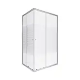 Душевая кабина Lidz Wiezak SC100x80.SAT.LOW.L, стекло Linie 4 мм без поддона (LWKSC10080SATLOWL2)