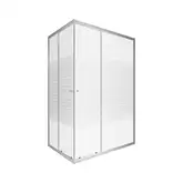 Душевая кабина Lidz Wiezak SC120x80.SAT.LOW.L, стекло Linie 4 мм без поддона (LWKSC12080SATLOWL2)