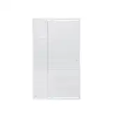 Душевая дверь в нишу Qtap Pisces WHI201-11.CP5 100-110x185 см, стекло Pattern 5 мм (PISWHI20111CP5)