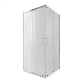 Душевая кабина Qtap Taurus CRM1011SC6 100x100 см, стекло Clear 6 мм, покрытие CalcLess без поддона (TAUCRM1011SC6)