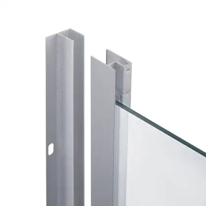 Душевая кабина Lidz Wieza SC80x80.SAT.MID.L, стекло Linie 4 мм без поддона (LWISC8080SATMIDL2)