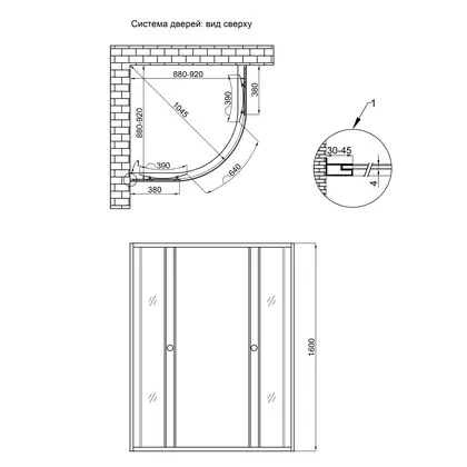 Душевая кабина Lidz Latwa SC90x90.SAT.HIGH.L, стекло Linie 4 мм без поддона (LWISC9090SATHIGHL2)