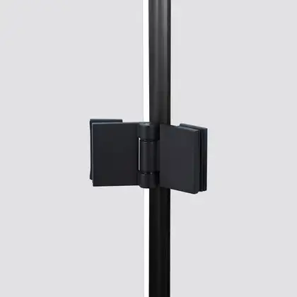 Душевая кабина Qtap Capricorn BLA1099SC6 90x90 см, стекло Clear 6 мм, покрытие CalcLess без поддона (CAPBLA1099SC6)
