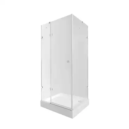 Набор Qtap душевая кабина Capricorn CRM1018RC6 Clear 2020x1000x800 мм + поддон Tern 301812C 100x80x12 см с сифоном (CAPCRM1018RC6SET)