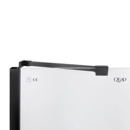 Душевая кабина Qtap Crow BLA1099SC6 90x90 см, стекло Clear 6 мм, покрытие CalcLess без поддона (CROWBLA1099SC6)