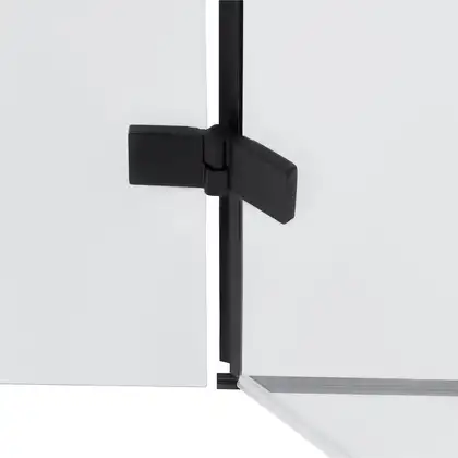 Душевая кабина Qtap Crow BLA1099SC6 90x90 см, стекло Clear 6 мм, покрытие CalcLess без поддона (CROWBLA1099SC6)
