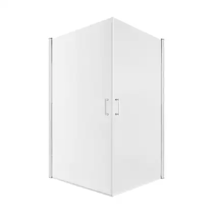 Душевая кабина Qtap Gemini CRM1011SC6 100x100 см, стекло Clear 6 мм, покрытие CalcLess без поддона (GEMCRM1011SC6)