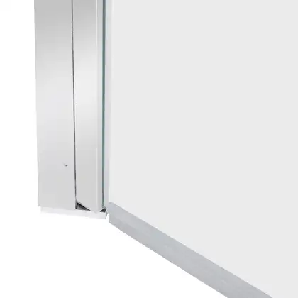 Душевая кабина Qtap Gemini CRM1011SC6 100x100 см, стекло Clear 6 мм, покрытие CalcLess без поддона (GEMCRM1011SC6)