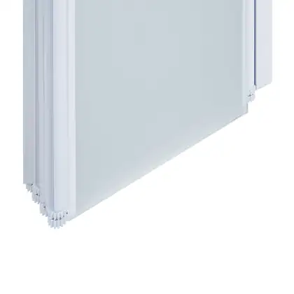 Штора на ванну Qtap Gemini WHI40114RP6 стекло Pear 6 мм, 100x140 см (GEMWHI40114RP6)