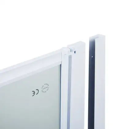 Штора на ванну Qtap Gemini WHI401214RP4 стекло Pear 4 мм, 120x140 см (GEMWHI401214RP4)