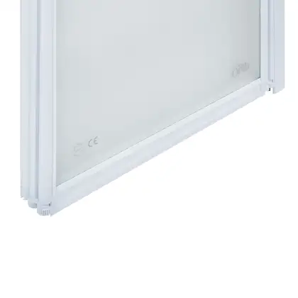 Штора на ванну Qtap Gemini WHI401314RP4 стекло Pear 4 мм, 130x140 см (GEMWHI401314RP4)