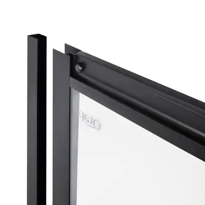 Душевая кабина Qtap Pisces BLA107-9SC5 75-90x75-90 см, стекло Clear 5 мм без поддона (PISBLA1079SC5)