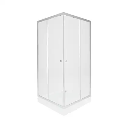 Набор Qtap душевая кабина Presto New CRM1088SC5 Clear 2020х800х800 мм + поддон Tern 308812C 80x80x12 см с сифоном (PRENEWCRM1099SC5SET)