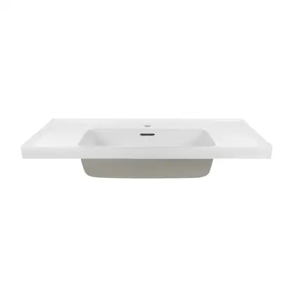 Раковина Qtap Albatross A 1000х500х230 White с донным клапаном QT01115100AW