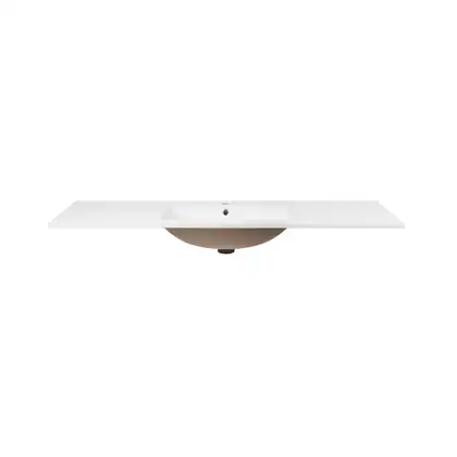 Раковина Qtap Albatross E 1500х460х180 White с донным клапаном QT01119150EW