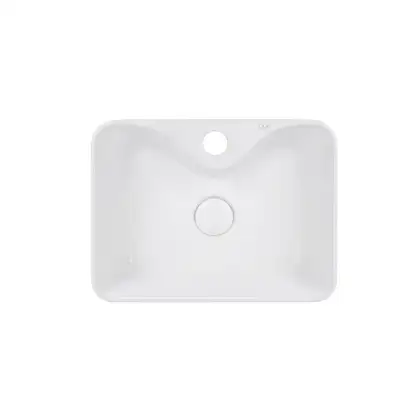 Раковина-чаша Qtap Crow 400х300х140 White с донным клапаном QT05117040JW