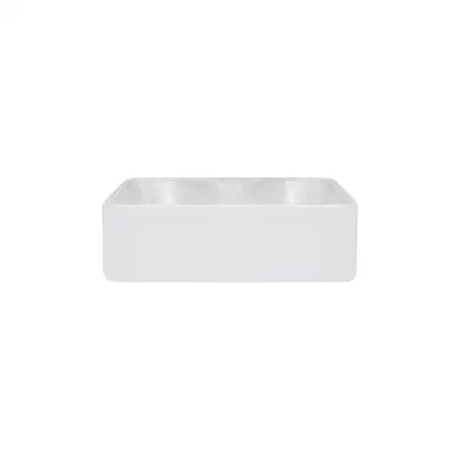 Раковина-чаша Qtap Crow 400х300х140 White с донным клапаном QT05117040JW