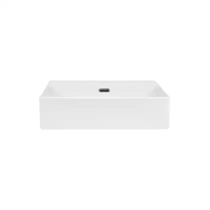 Раковина Qtap Nando C 500х420х125 White с донным клапаном QT12117050CW