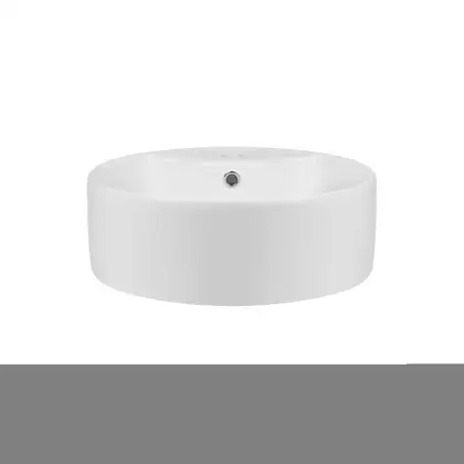Раковина-чаша Qtap Scorpio 460х460х155 White с донным клапаном QT14117046LW