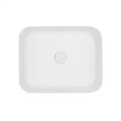 Раковина-чаша Qtap Tern 500x390x140 White с донным клапаном QT17112195W