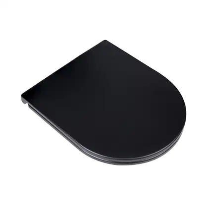 Унитаз подвесной Qtap Virgo безободковый с сиденьем Soft-close QT1833051ERMB Унитаз подвесной Qtap Virgo безободковый с сиденьем Soft-close QT1833051ERMB