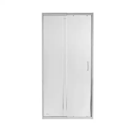 Душевая дверь в нишу Qtap Taurus CRM208-9.C6 80-90x185 см, стекло Clear 6 мм, покрытие CalcLess (TAUCRM2089C6)