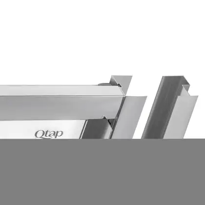 Душевая дверь в нишу Qtap Uniford CRM207.C4 68-71x185 см, стекло Clear 4 мм, покрытие CalcLess (UNICRM207C4)