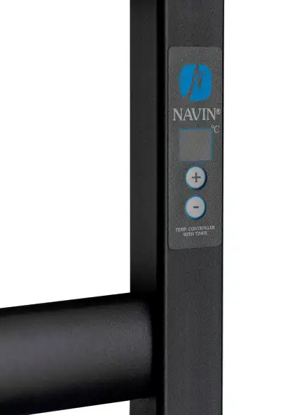 Navin Рушникосушарка Ellipse 500х800 Digital ліва (чорний муар) 12-245152-5080