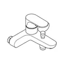 Смеситель для ванны наружного монтажа Hansgrohe Rebris S (цвет - хром) 72442000