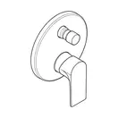 Hansgrohe Rebris E Змішувач для ванни/душу, чорний (72468670)