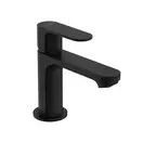 Кран для холодной или предварительно отрегулированной воды Hansgrohe Rebris S (цвет - чёрный матовый), без донного клапана 72503670