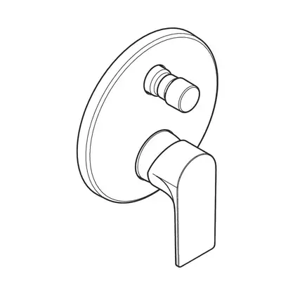 Hansgrohe Rebris E Змішувач для ванни/душу, хром (72468000)