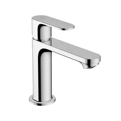 Смеситель для раковины 110 CoolStart Hansgrohe Rebris S (цвет - хром), с металлическим донным клапаном 72527000