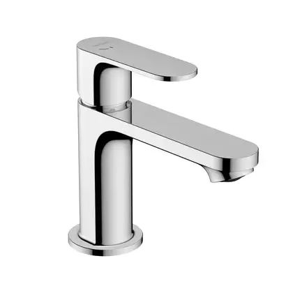 Смеситель для раковины 80 CoolStart Hansgrohe Rebris S (цвет - хром), с металлическим донным клапаном 72584000
