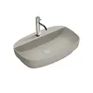 Раковина полувстраиваемая Catalano Green Lux Сolori 42 х 60 х h14 см, цвет - серый матовый 165GRLXNCS