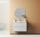 Комплект мебели 80 см Devit Acqua, белый матовый 088169W