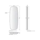 Зеркало с LED подсветкой Flaminia Flag 62 х h172 х 31 см FG172SPE
