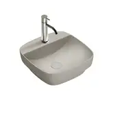 Раковина полувстраиваемая Catalano Green Lux Сolori 42 х 42 х h14 см, цвет - серый матовый 142GRLXNCS