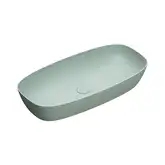 Раковина накладная на столешницу Catalano Green Lux Сolori 40 х 80 х h14 см, цвет - зелёный матовый 180APGRLXVS