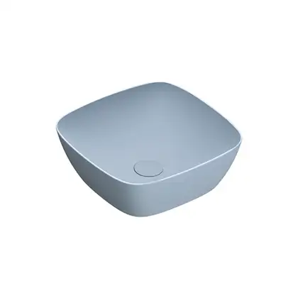 Раковина накладная на столешницу Catalano Green Lux Сolori 40 х 40 х h14 см, цвет - синий матовый 140APGRLXAS
