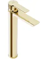 Смеситель для раковины (умывальника) REA ARGUS GOLD золотой высокий (REA-B6213)