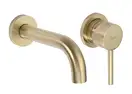 Смеситель для раковины (умывальника) REA LUNGO BRUSHED GOLD скрытого монтажа (REA-B8652)