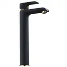 Rea Bloom Black Gold Змішувач для раковини, високий, чорний (REA-B9936)