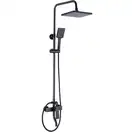 Душевой гарнитур REA HASS BLACK черный с изливом (REA-B9968)