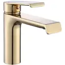 Смеситель для раковины (умывальника) REA HASS BRUSHED GOLD низкий (REA-B9969)