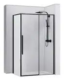 Душевая кабина REA SOLAR BLACK 80х100 (REA-K6310)