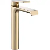 Смеситель для раковины (умывальника) REA HASS BRUSHED GOLD высокий (REA-B9971)