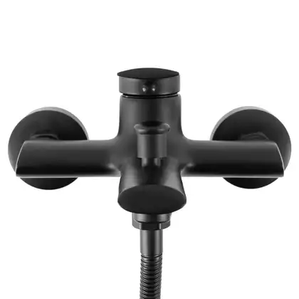 Rea Buzz Black Змішувач для ванни, чорний (REA-B3421)