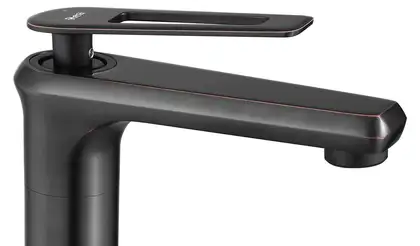 Смеситель для раковины (умывальника) REA BLADE OLD BLACK черний высокий (REA-B9974) Смеситель для раковины (умывальника) REA BLADE OLD BLACK черний высокий (REA-B9974)